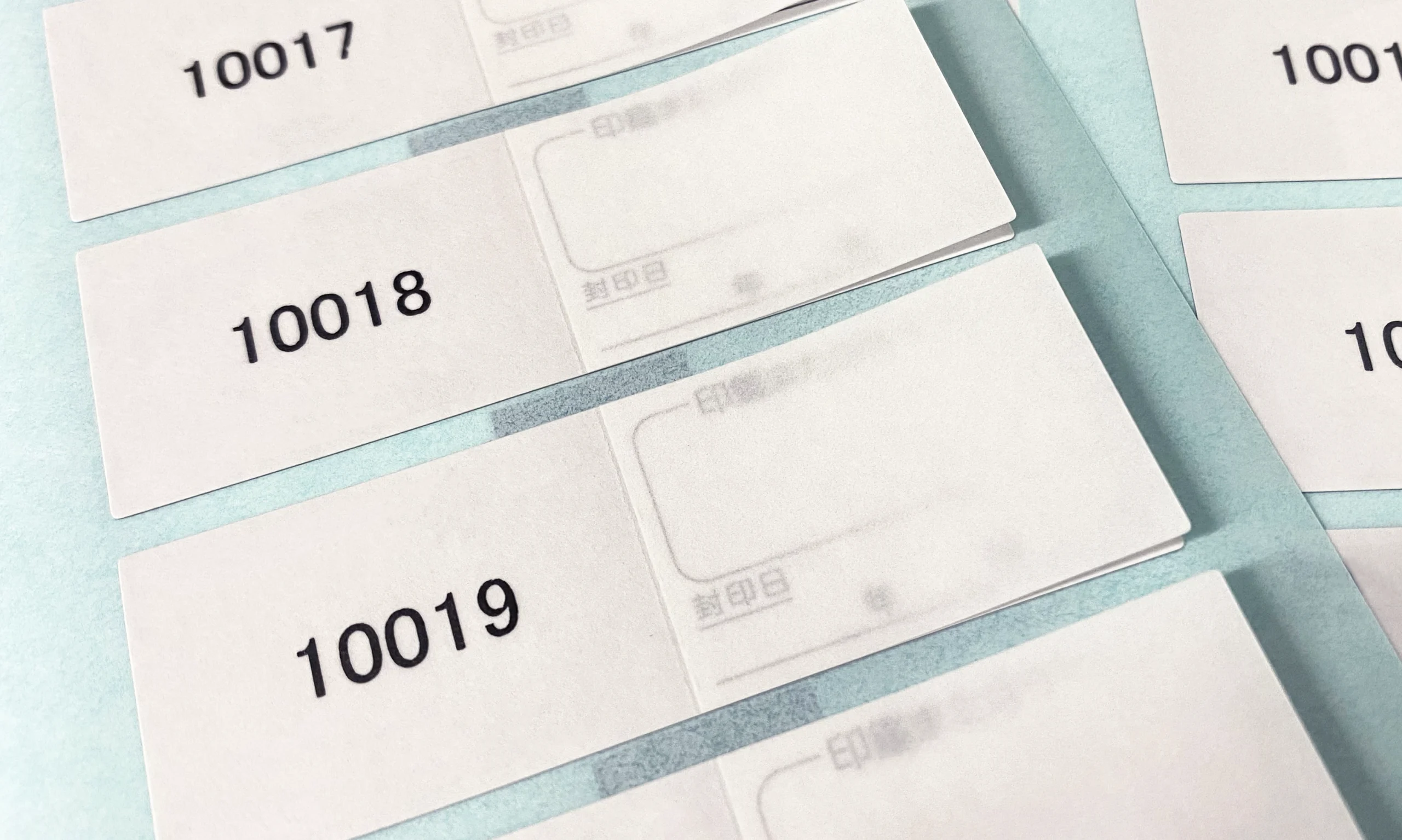 ハーフラミネート開封表示ラベル